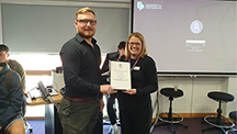 University Award for Apprentice Todd